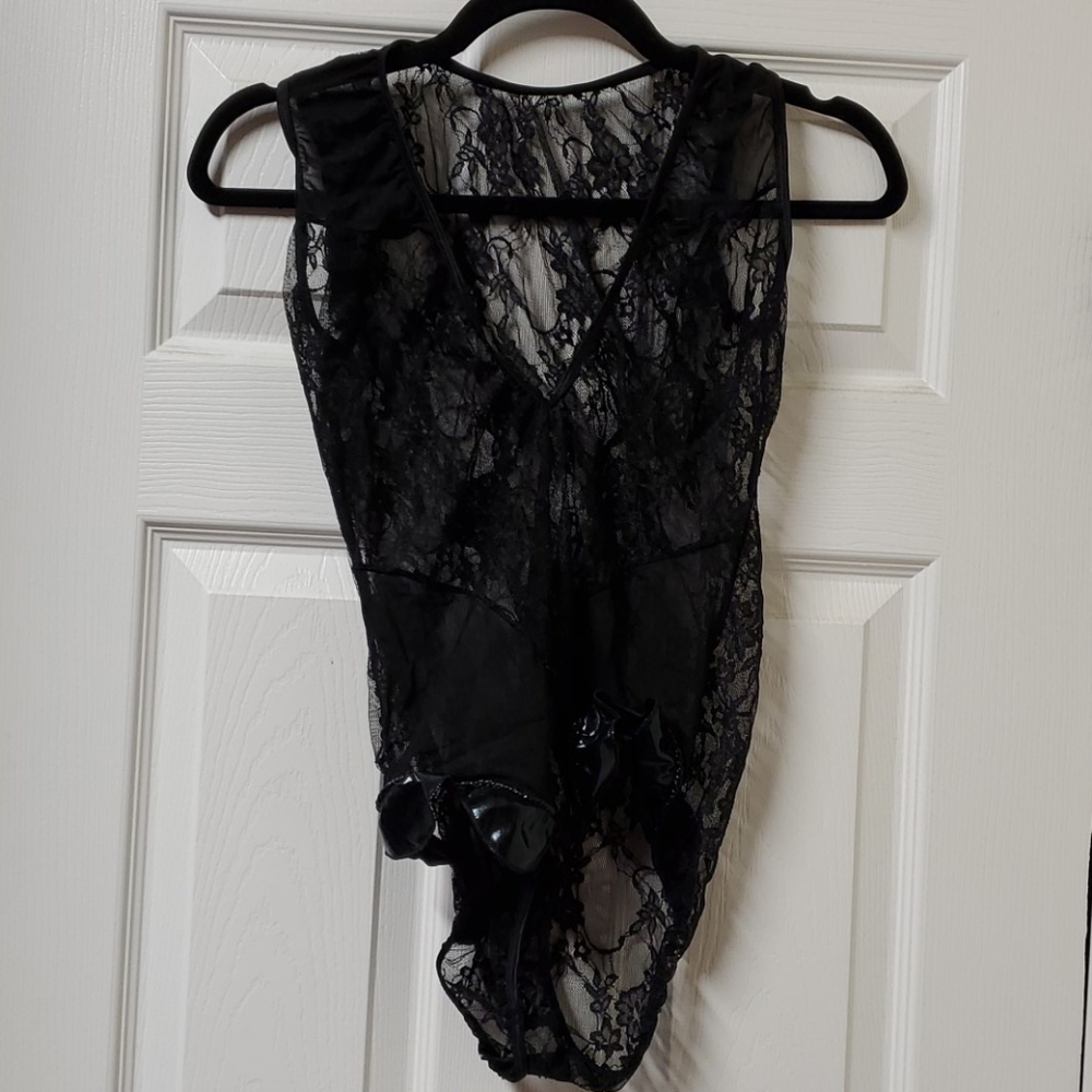 Lace one piece lingerie